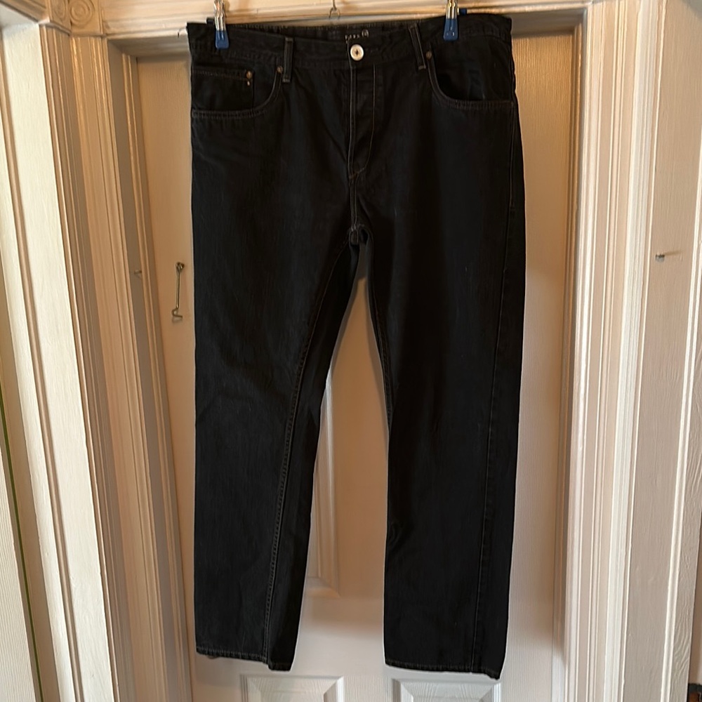 Men's “Fake and Fusion” Black Jeans Size 40